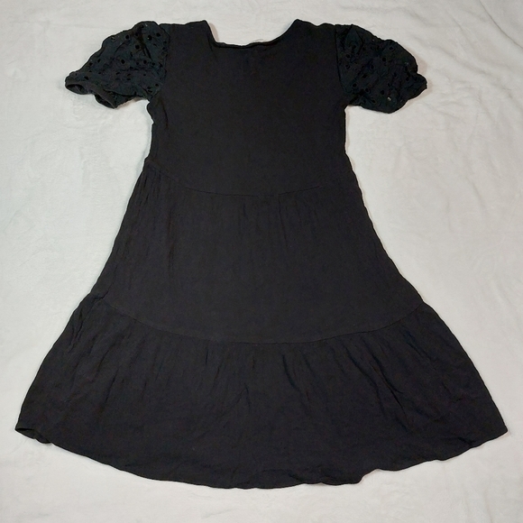 AVA JAMES BLACK LACE SLEEVE DRESS SIZE SMALL - Picture 7 of 7